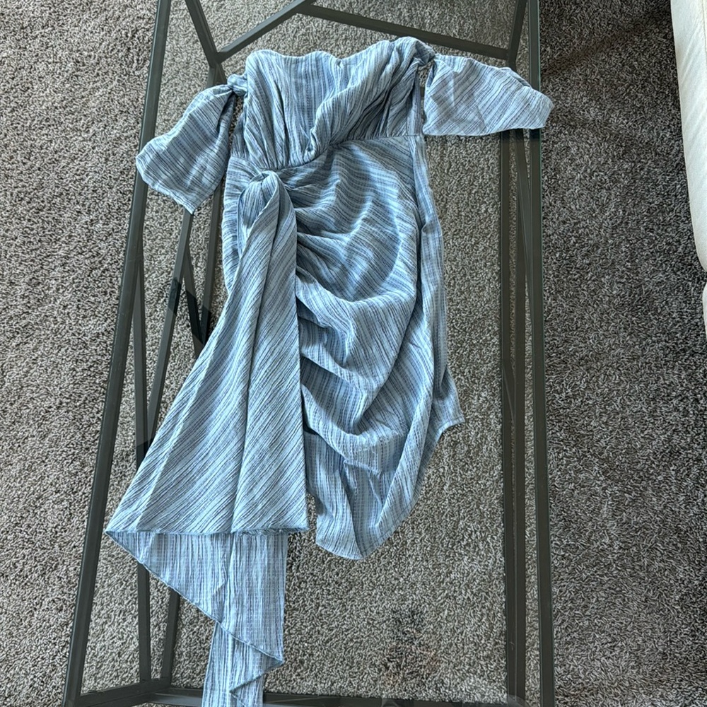 Misguided Blue Mini Dress